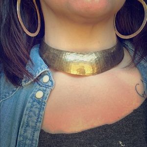 Vintage brass choker